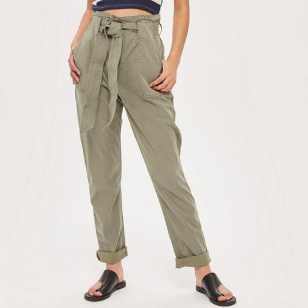 TOPSHOP POPPER UTILITY TROUSER